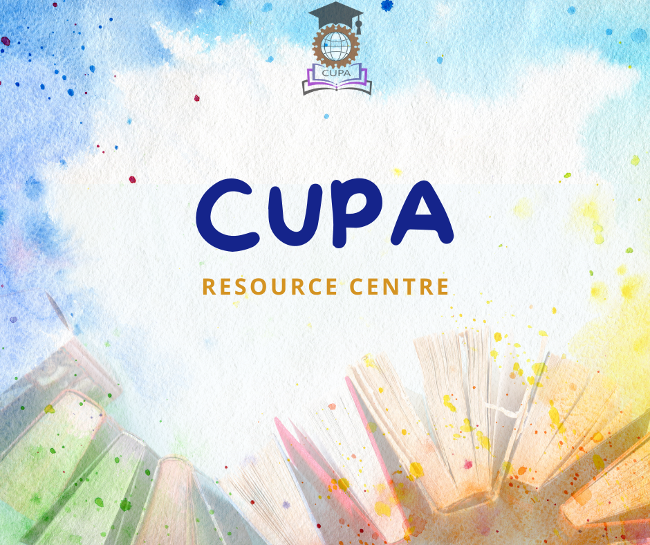 Introducing the CUPA RESOURCE CENTRE